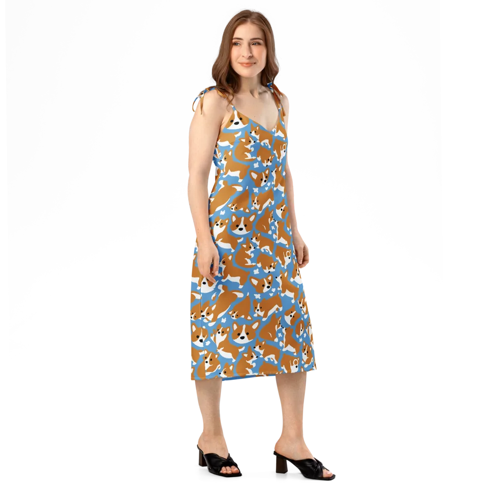 Welsh Wiggle on Slip Dress — Right Front