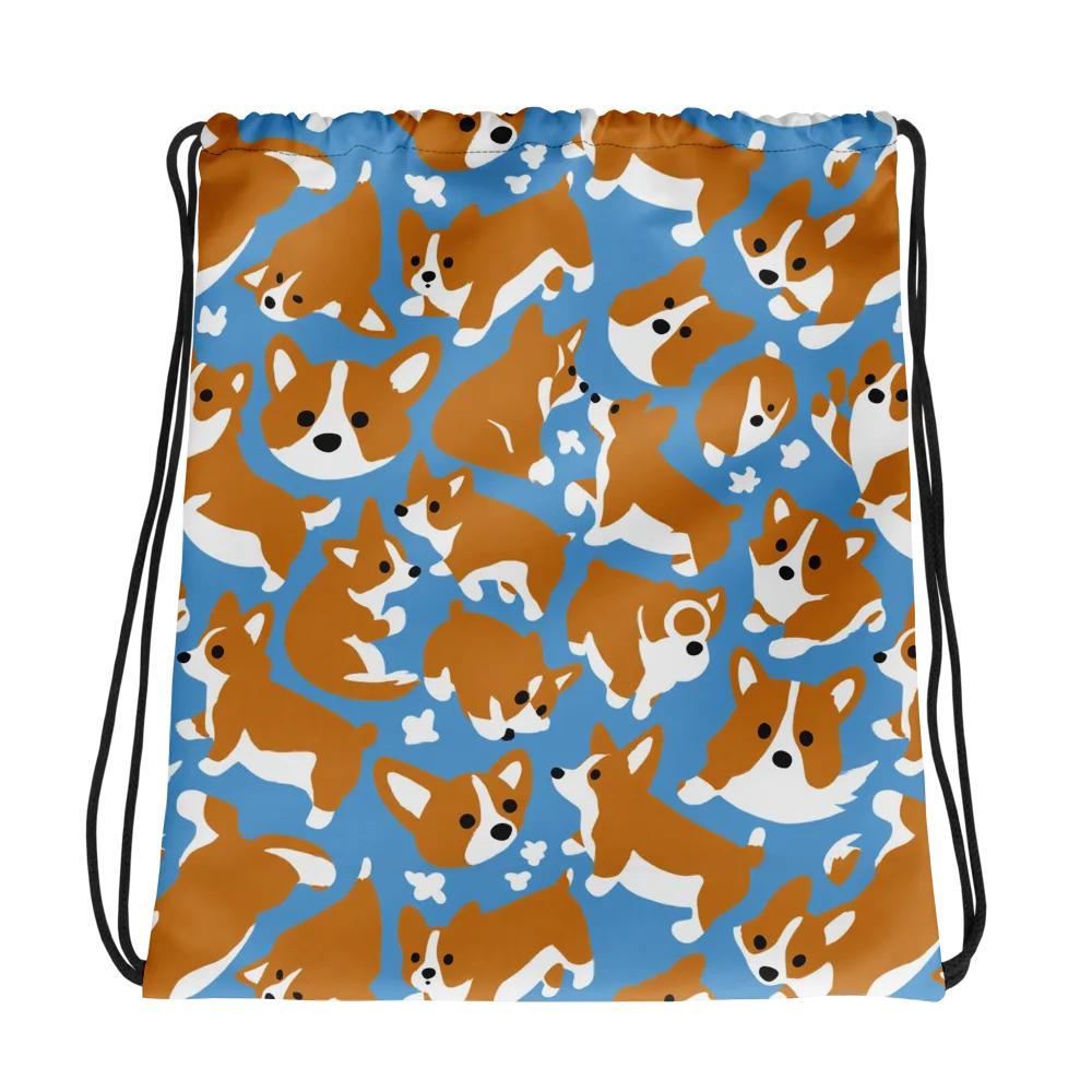 Welsh Wiggle on Drawstring Bag — Photo
