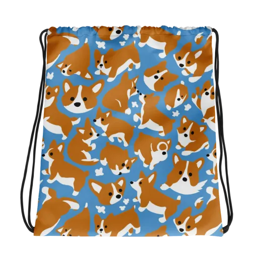 Welsh Wiggle on a Drawstring Bag
