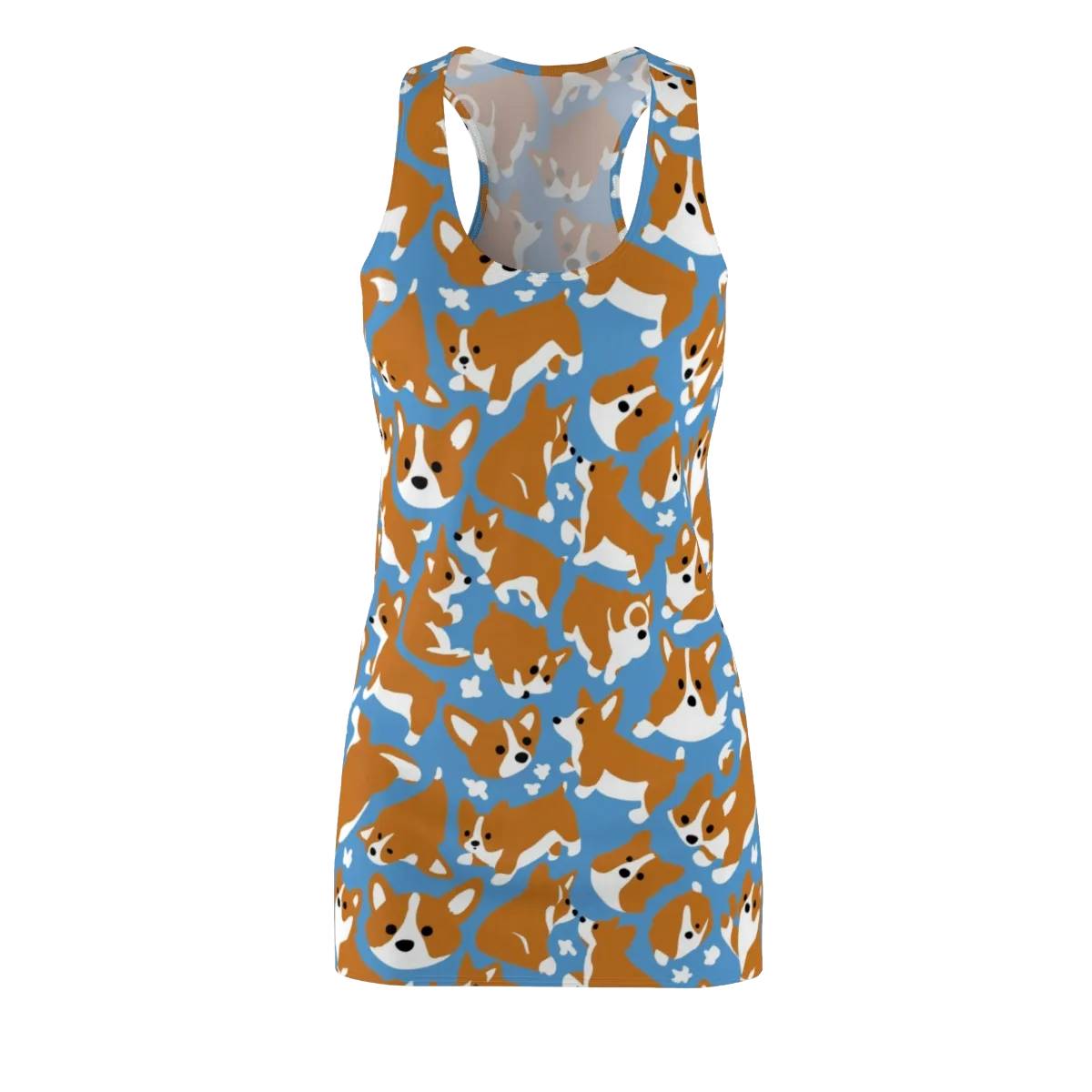 Welsh Wiggle on Racerback Dress — Front