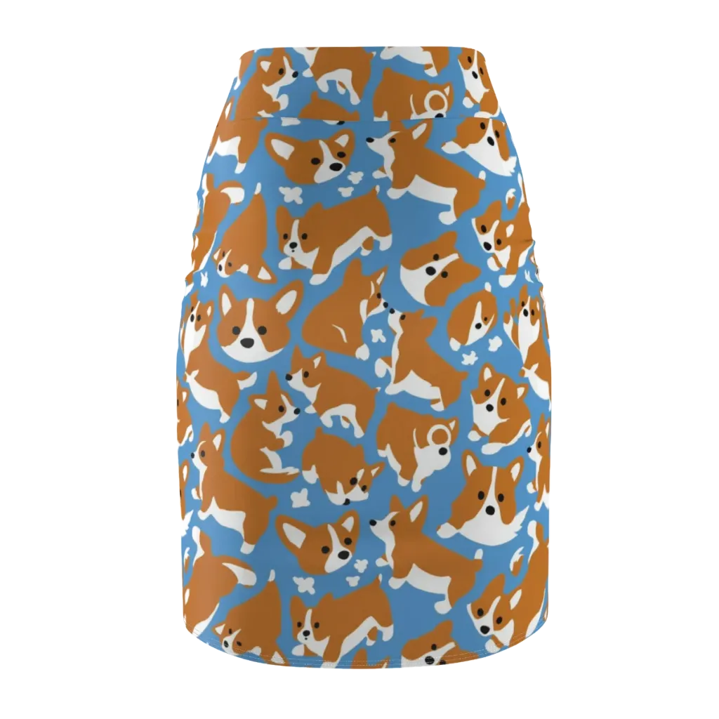 Welsh Wiggle on Pencil Skirt — Back