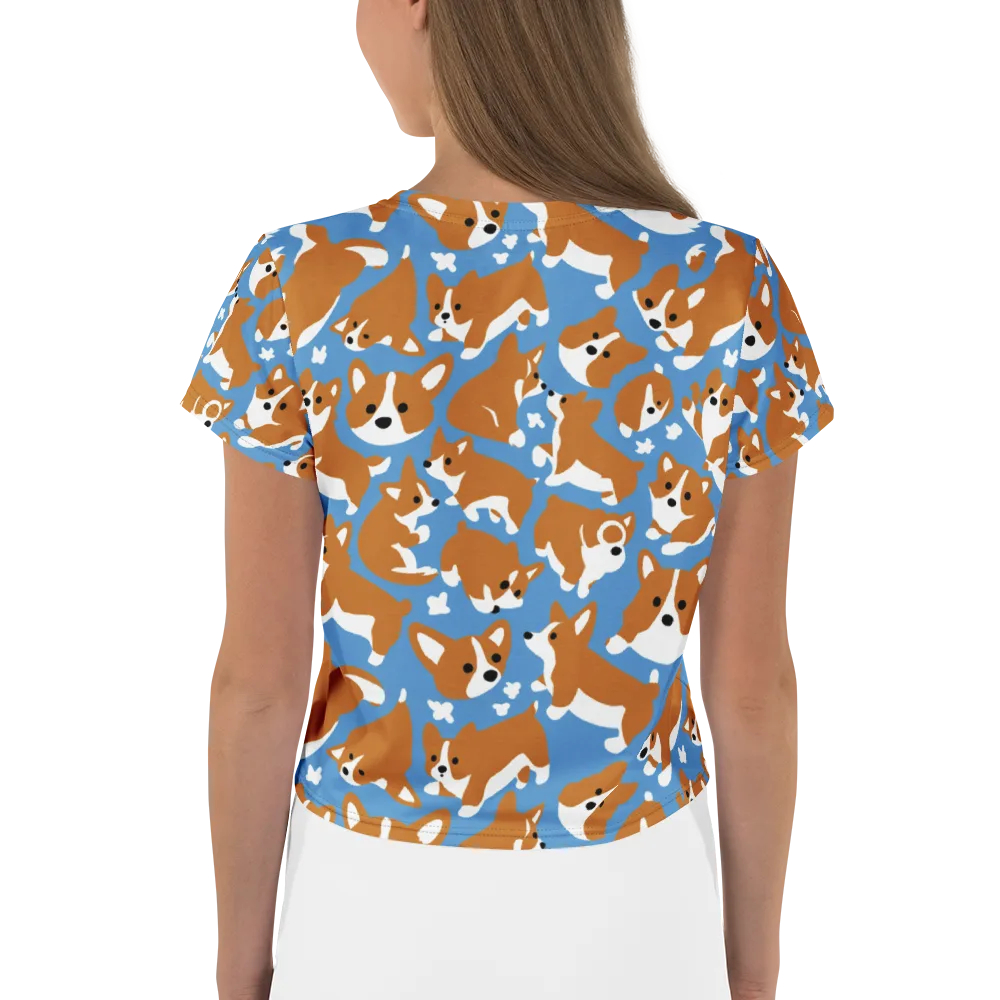 Welsh Wiggle on Crop Tee — Back