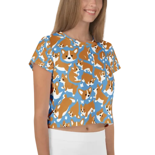 Welsh Wiggle on a Crop Tee