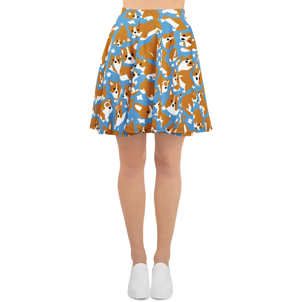 Welsh Wiggle on Skater Skirt — Front