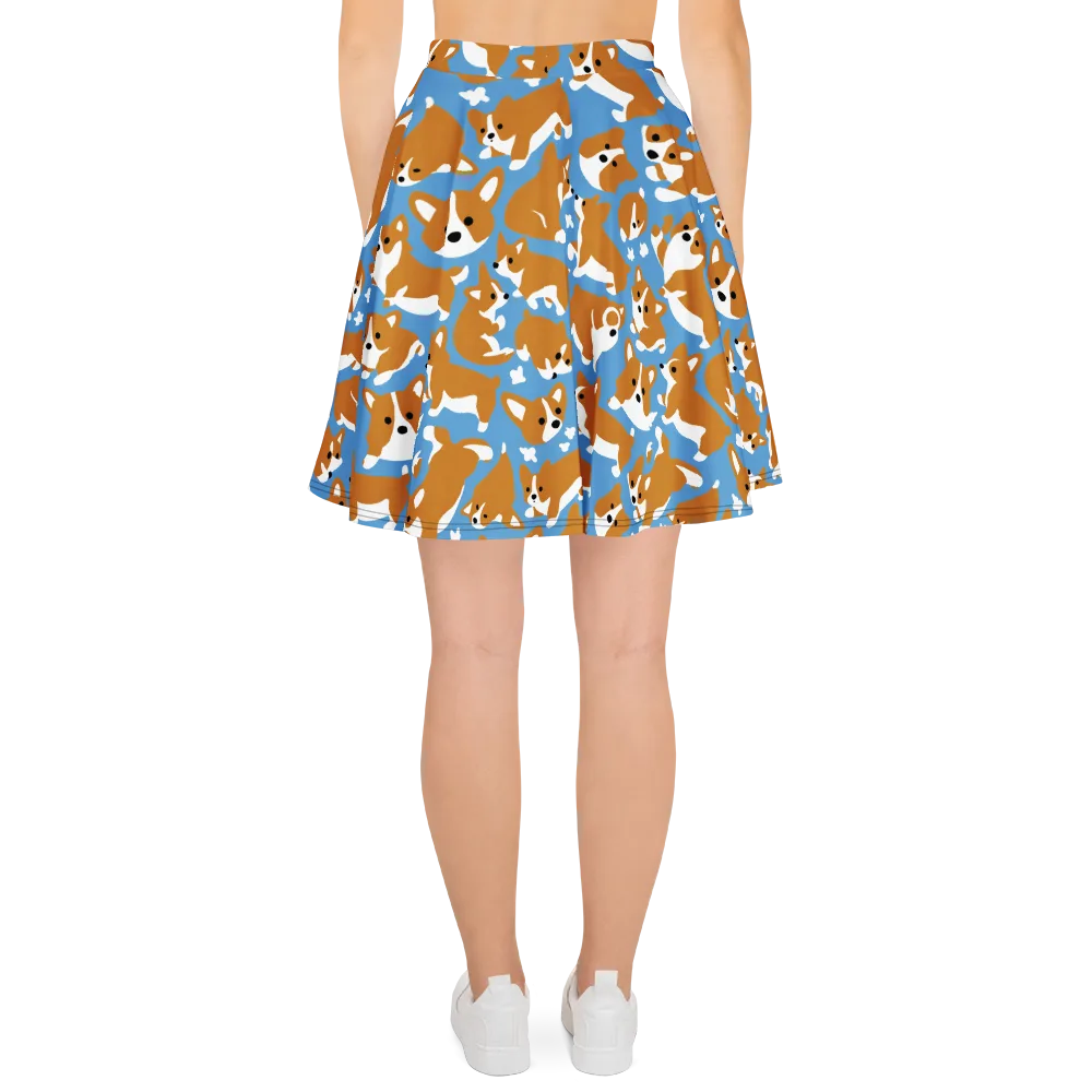Welsh Wiggle on Skater Skirt — Back