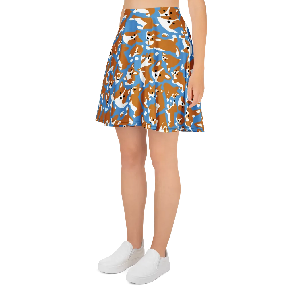 Welsh Wiggle on Skater Skirt — Left