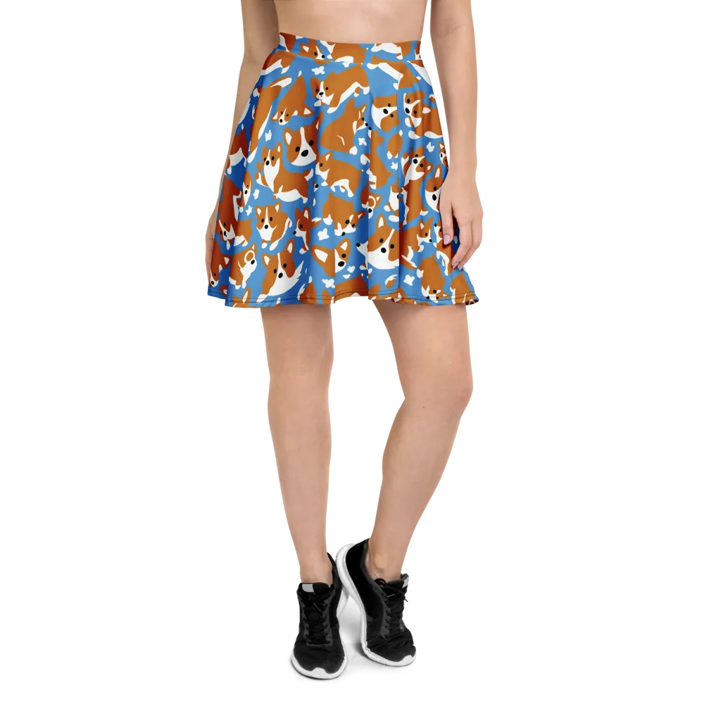 Welsh Wiggle on Skater Skirt — Front