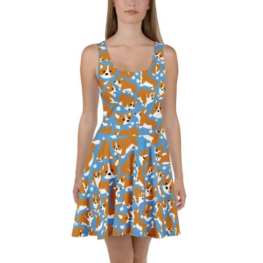 Welsh Wiggle on a Skater Dress