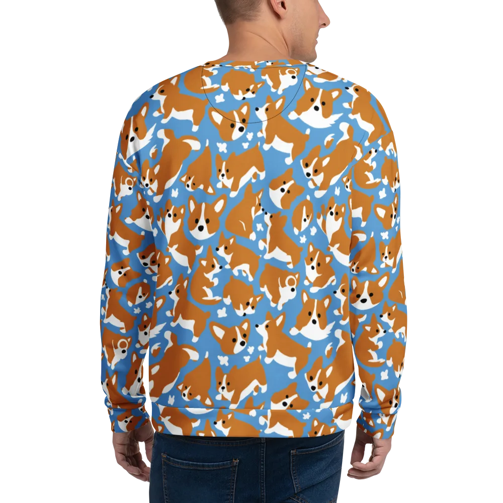 Welsh Wiggle on Sweatshirt — Back