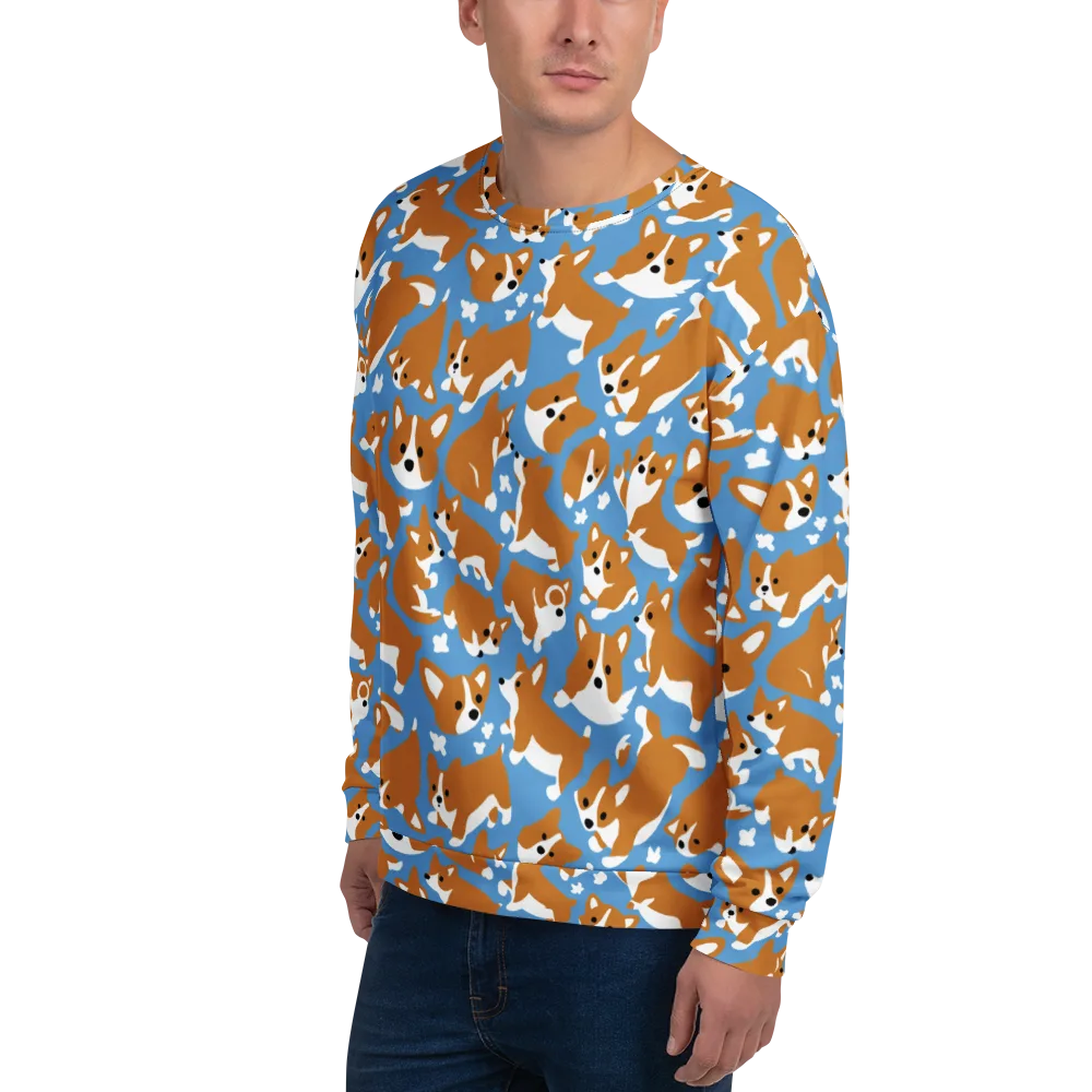 Welsh Wiggle on Sweatshirt — Left Front