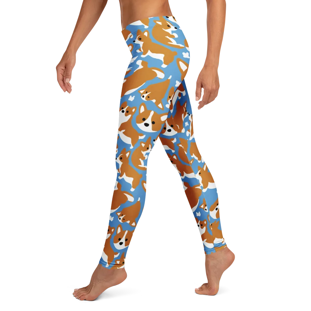 Welsh Wiggle on Leggings — Left