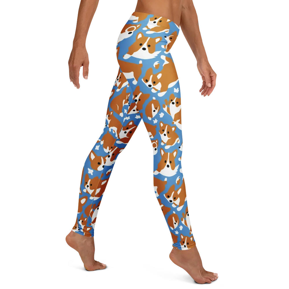 Welsh Wiggle on Leggings — Right