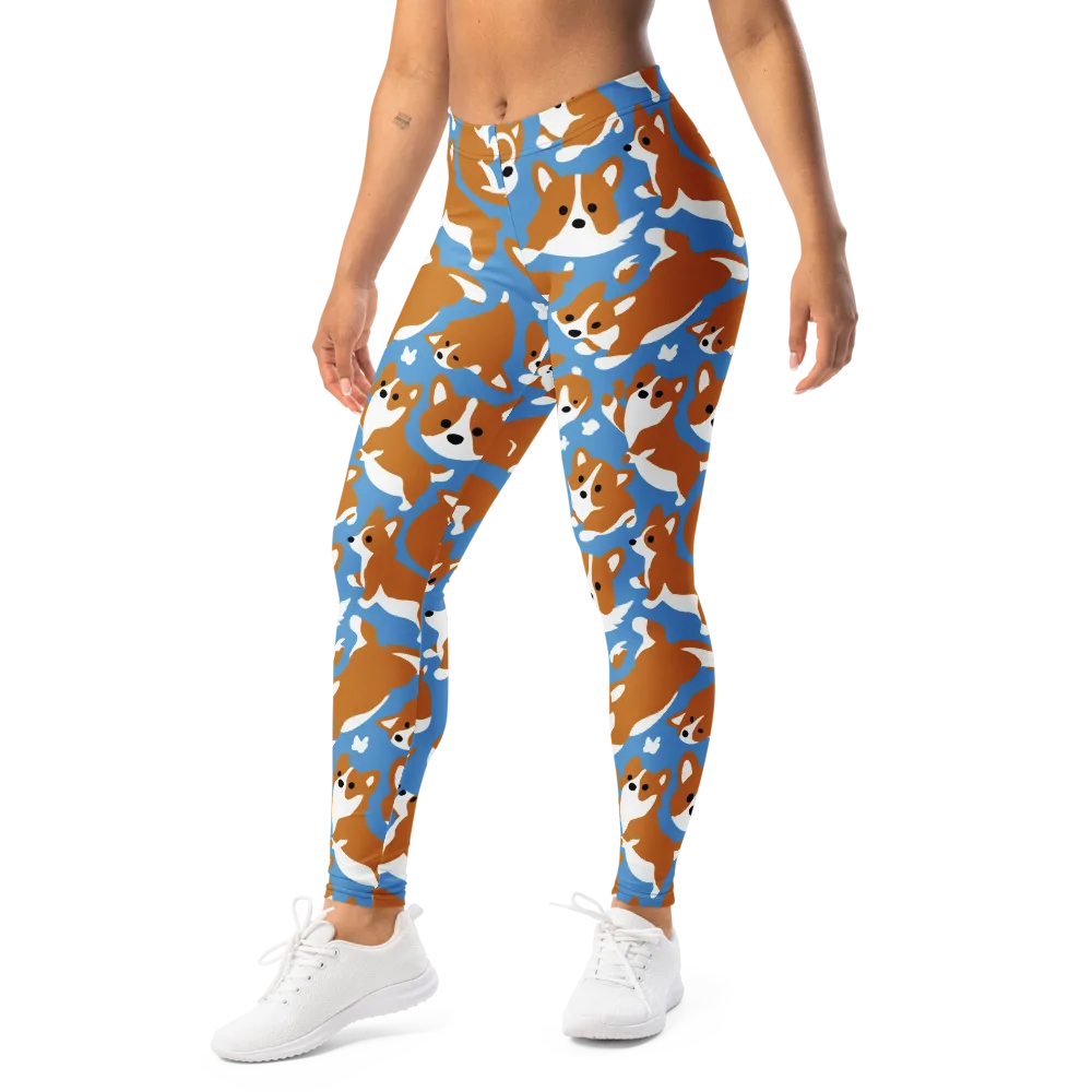 Welsh Wiggle on Leggings — Left Front