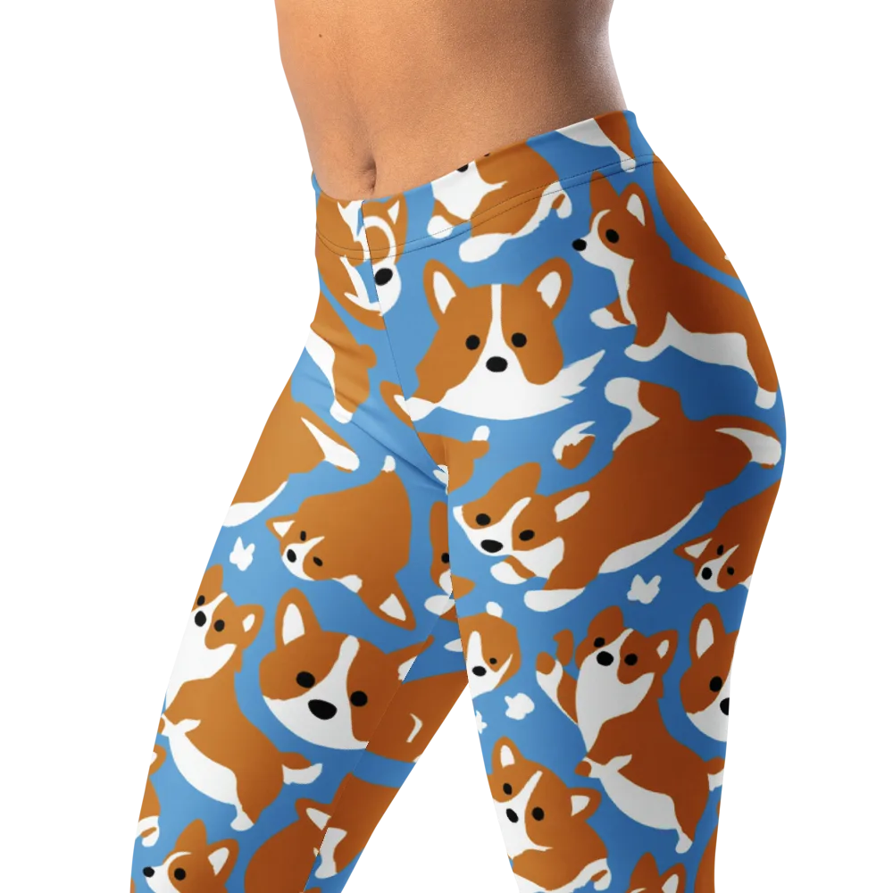 Welsh Wiggle on Leggings — Left Front