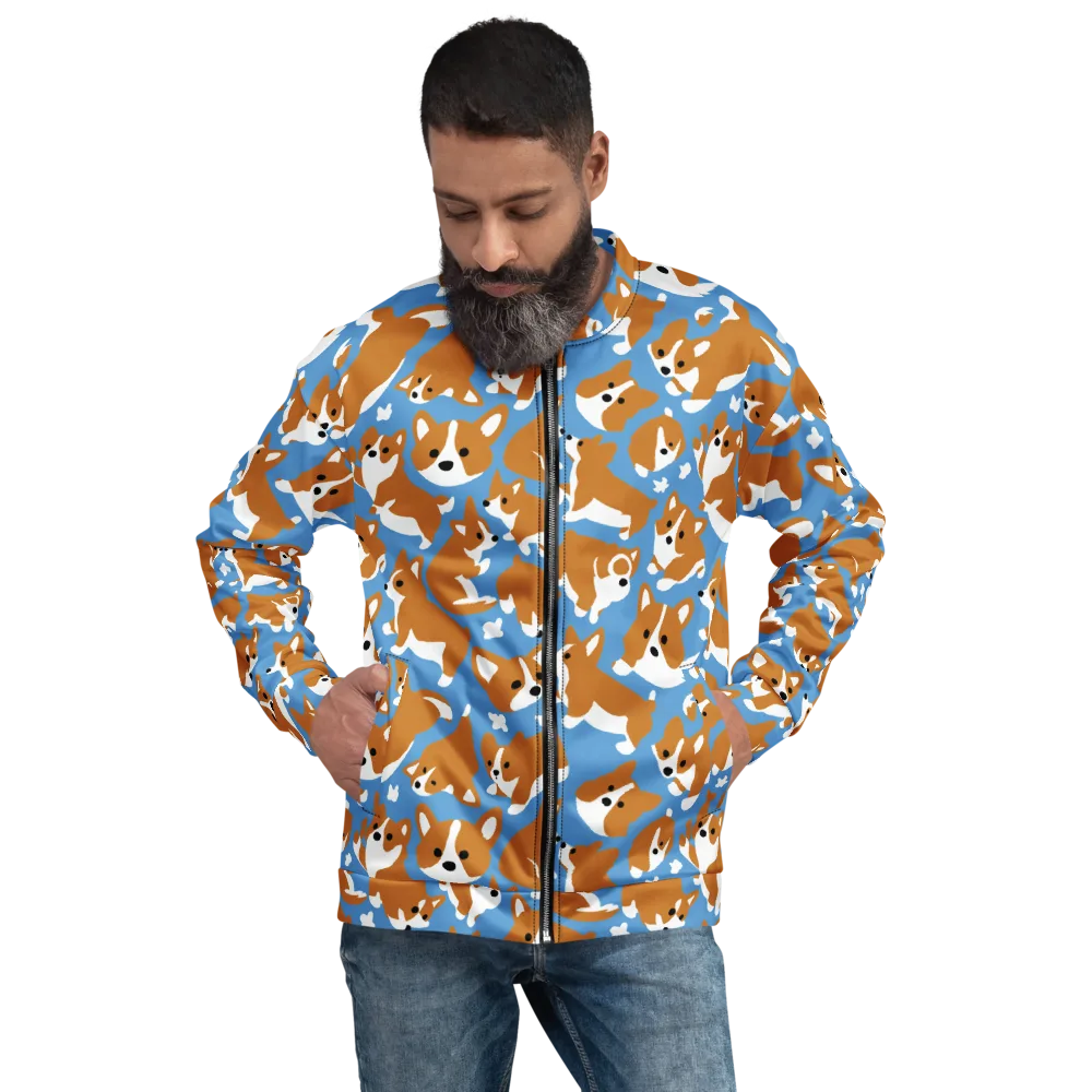 Welsh Wiggle on Bomber Jacket — Front
