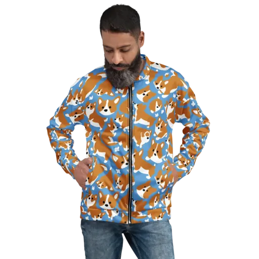 Welsh Wiggle on a Bomber Jacket