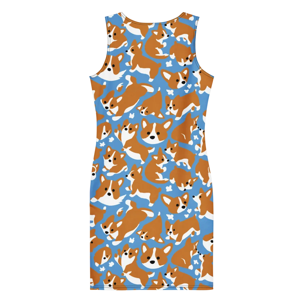 Welsh Wiggle on Bodycon Dress — Back