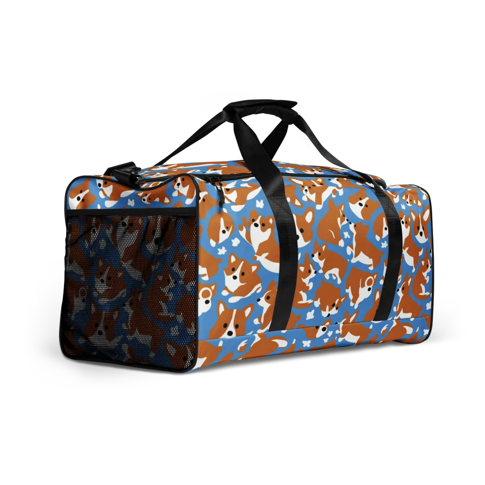 Welsh Wiggle on Duffle Bag — Right Front