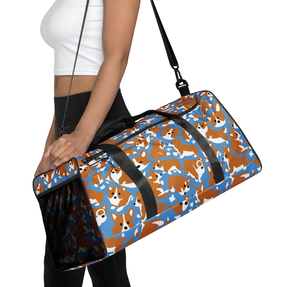 Welsh Wiggle on Duffle Bag — Front