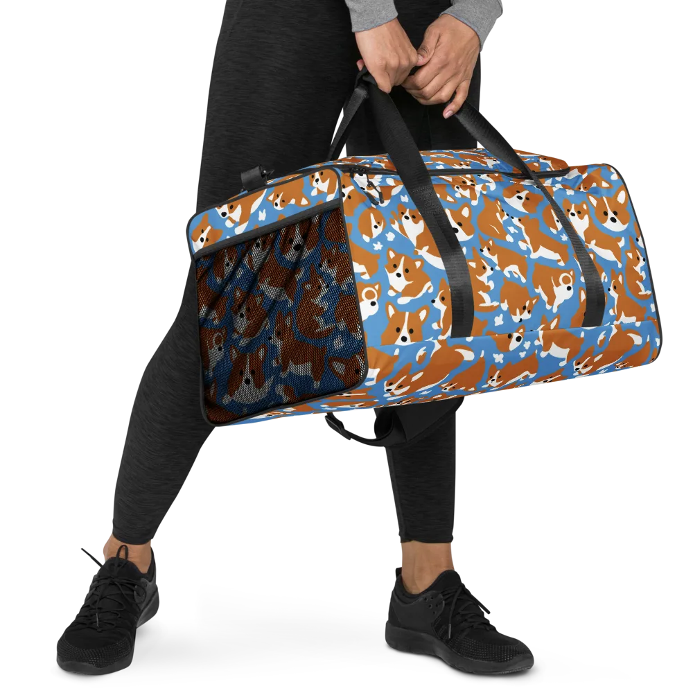 Welsh Wiggle on Duffle Bag — Right Front