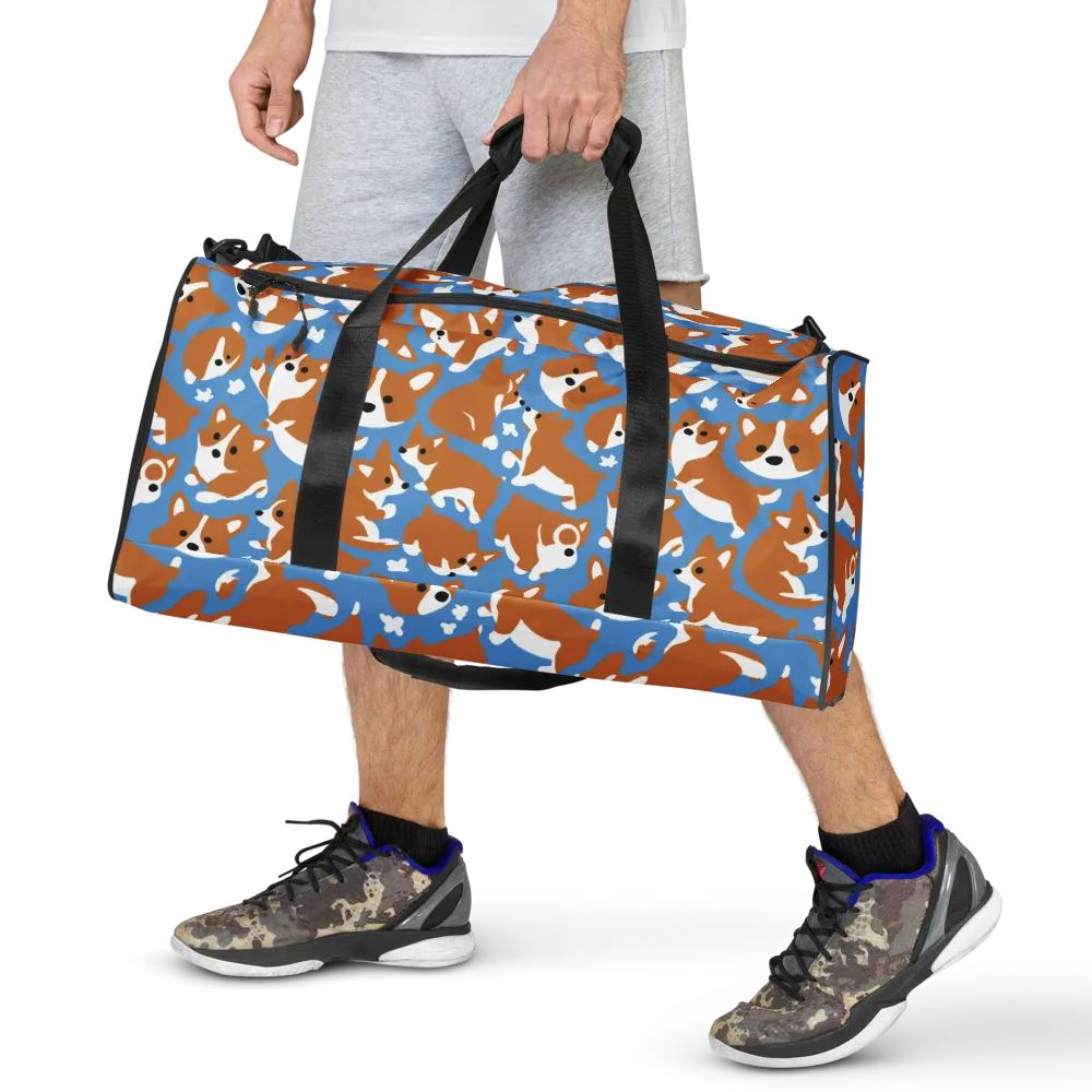 Welsh Wiggle on Duffle Bag — Front
