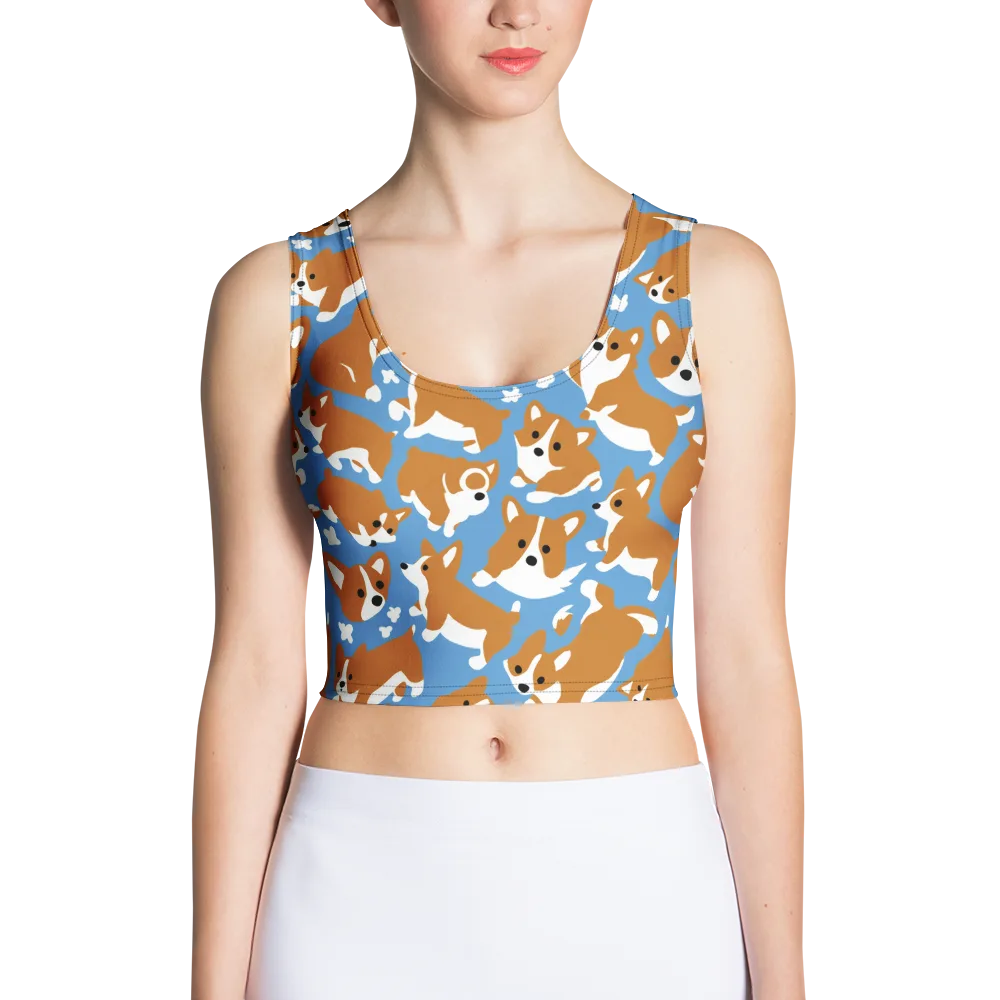 Welsh Wiggle on Crop Top — Front