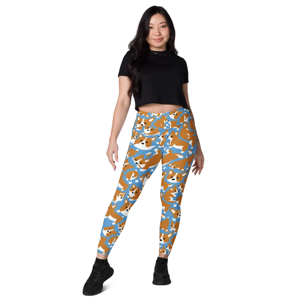 Welsh Wiggle on Leggings with Pockets — Front