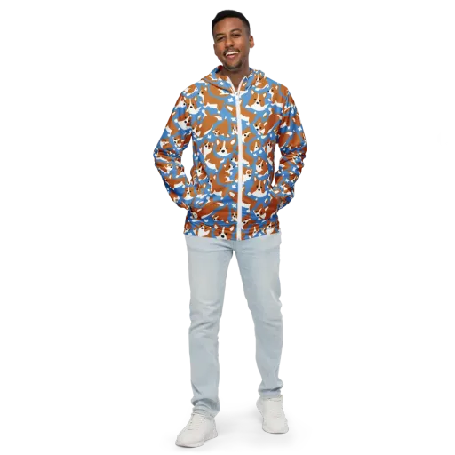 Welsh Wiggle on a Men's Windbreaker