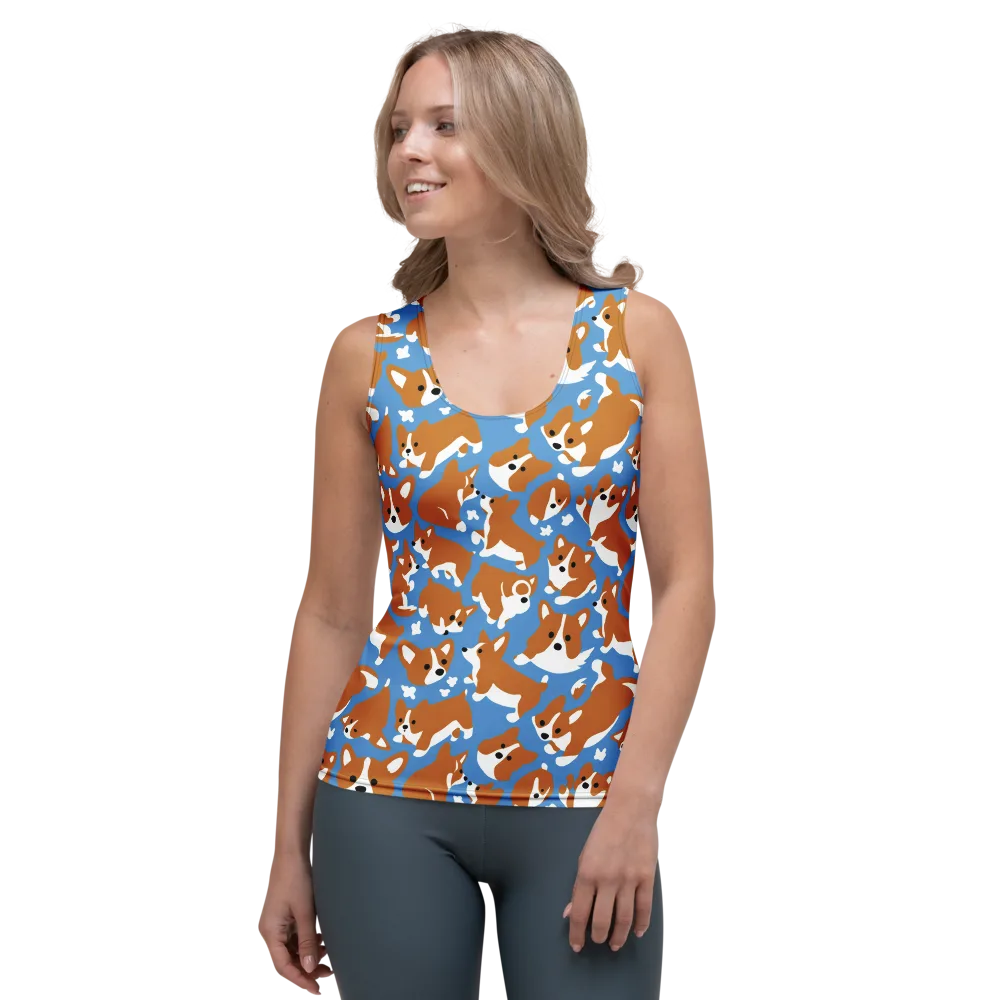 Welsh Wiggle on Women's Tank Top — Front