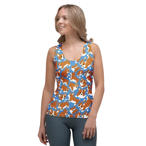 Welsh Wiggle on a Women's Tank Top