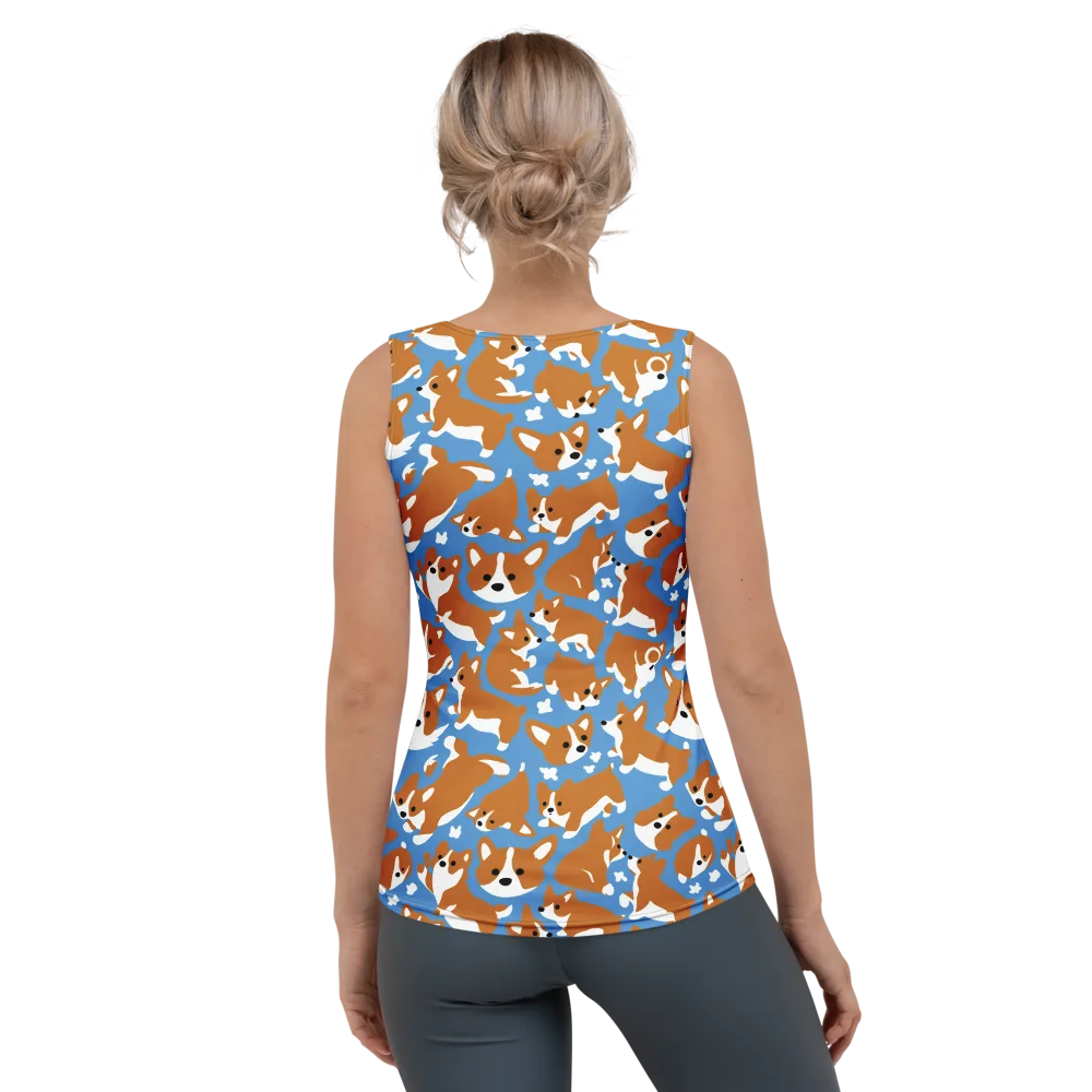 Welsh Wiggle on Women's Tank Top — Back