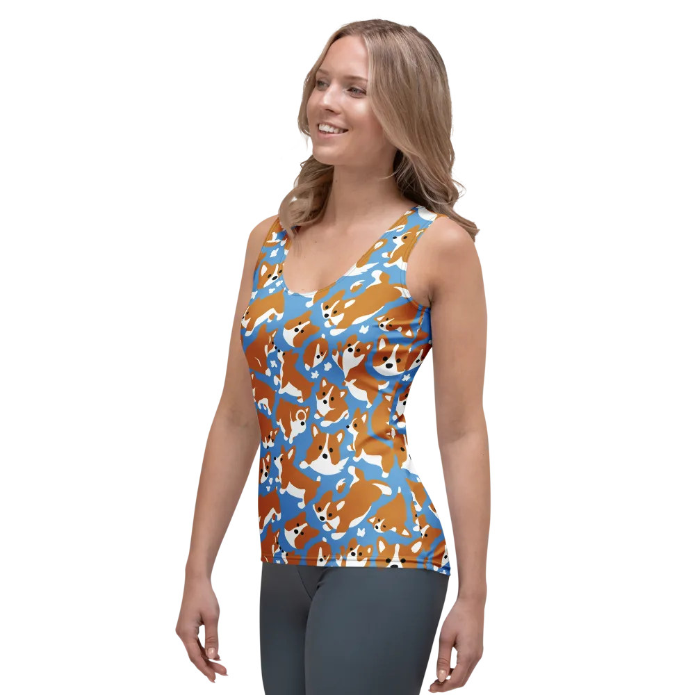 Welsh Wiggle on Women's Tank Top — Left Front