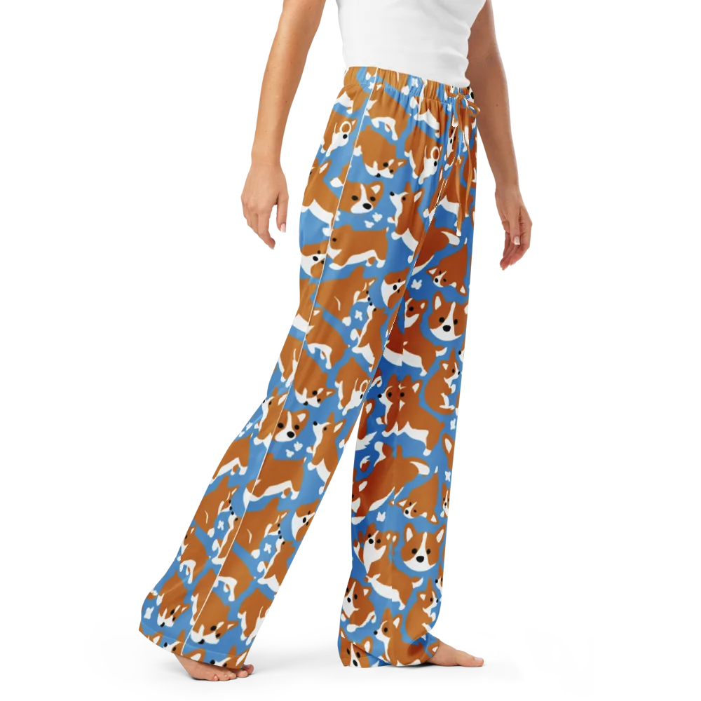 Welsh Wiggle on Women's Pajama Pants — Right Front
