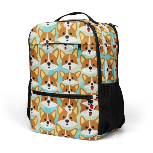 Corgi Parade on a Utility Backpack