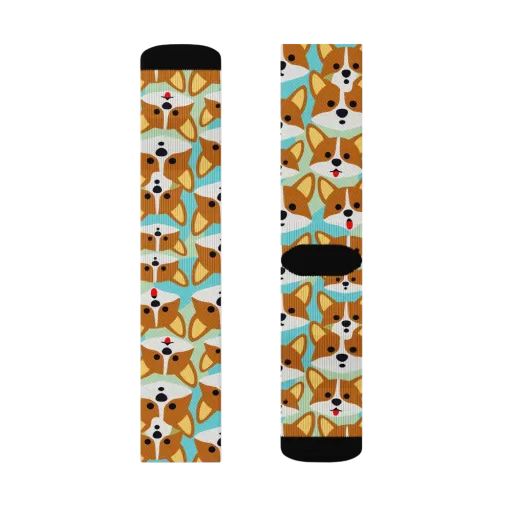 Corgi Parade on a Socks