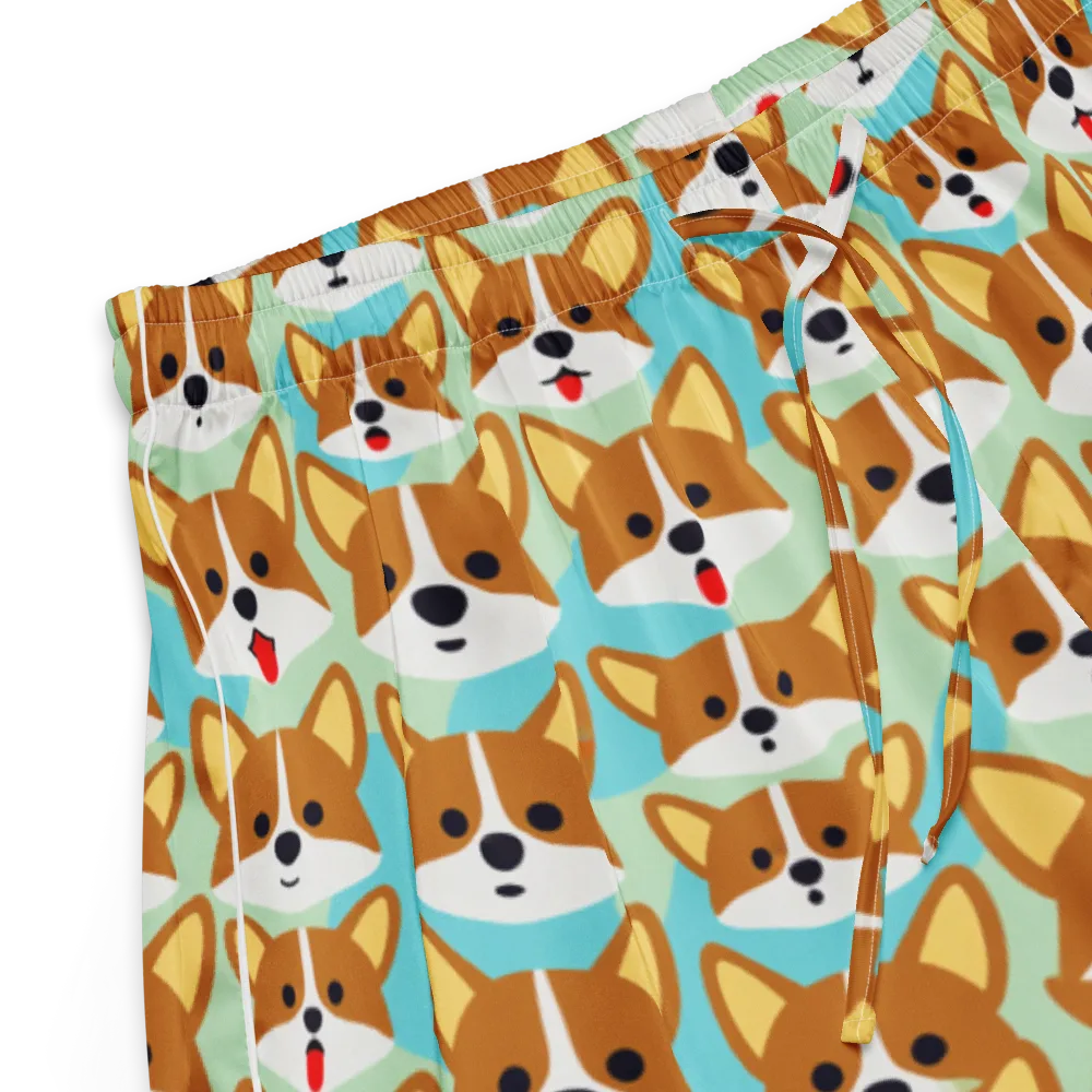 Corgi Parade on Women's Pajama Shorts — Product details