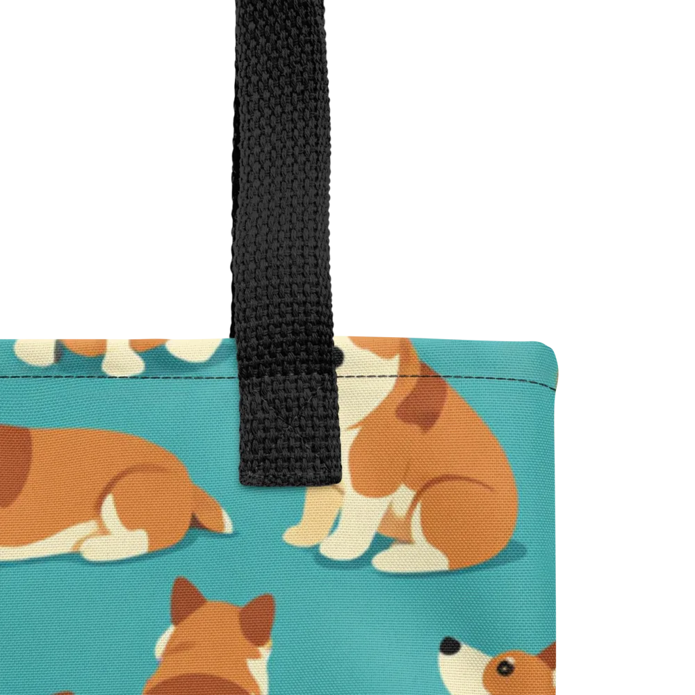 Teal Tails on Tote Bag — Product details