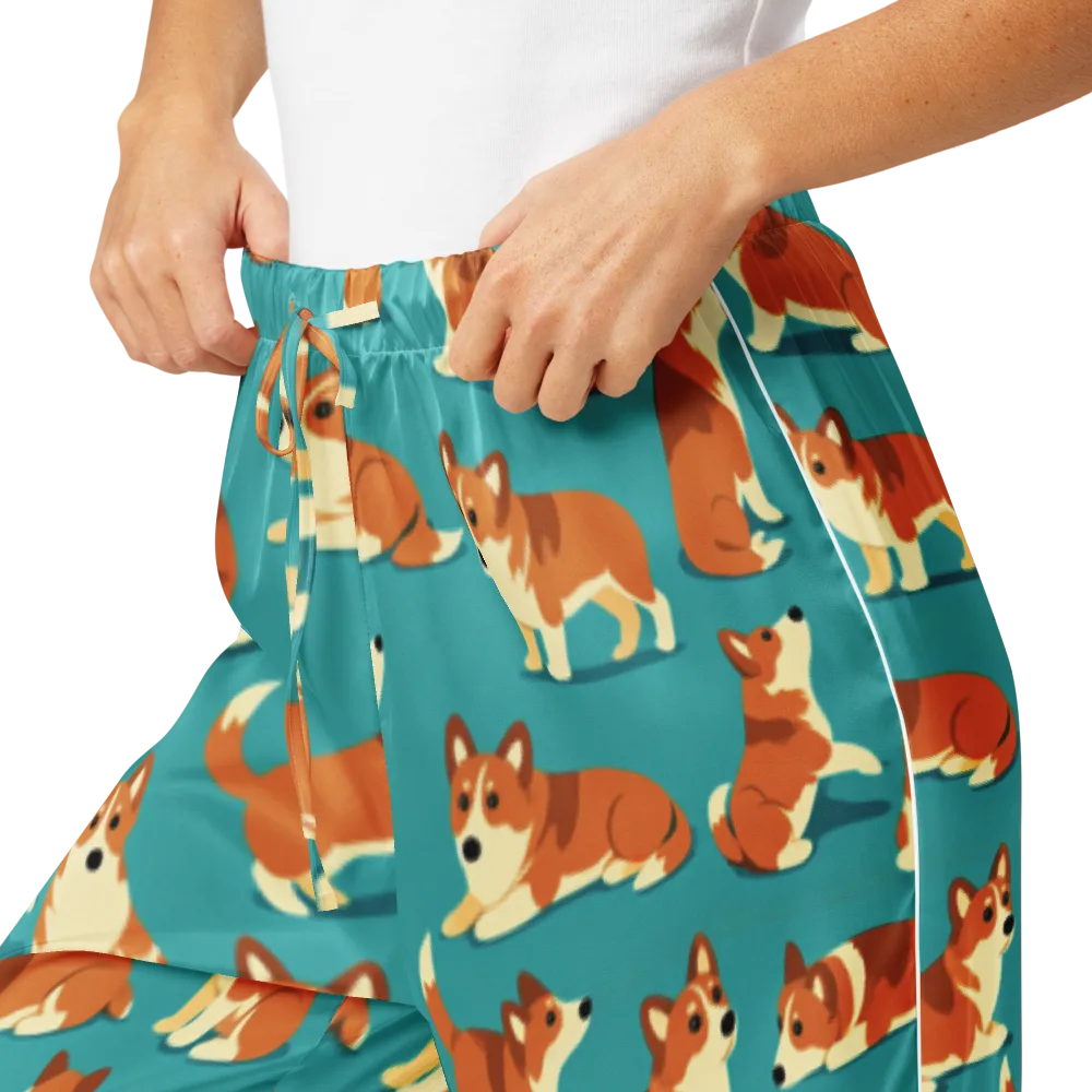 Teal Tails on Women's Pajama Pants — Product details