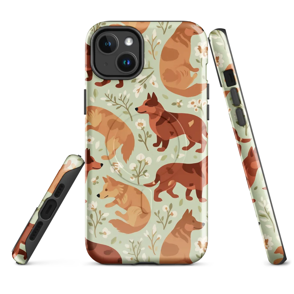 Vulpine Garden on MagSafe Tough Case for iPhone® — Front