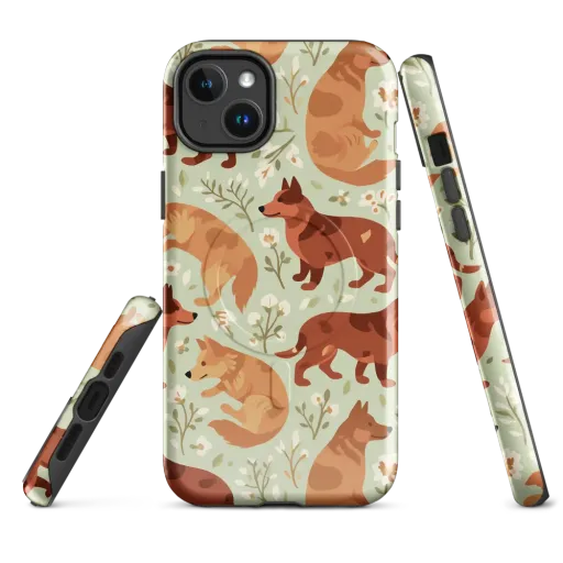 Vulpine Garden on a MagSafe Tough Case for iPhone®