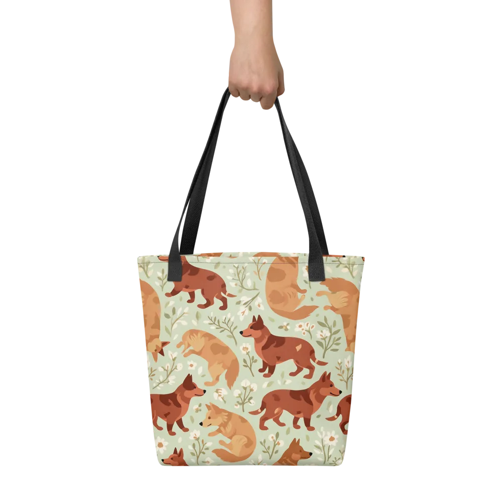 Vulpine Garden on Tote Bag — Front