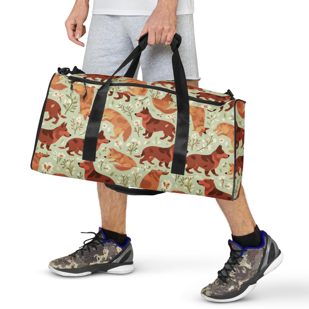 Vulpine Garden on Duffle Bag — Front