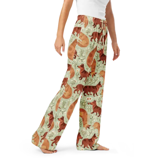 Vulpine Garden on a Women's Pajama Pants