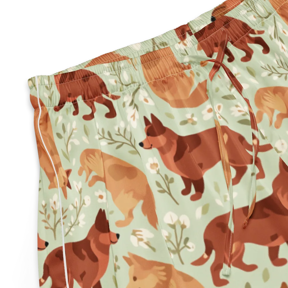 Vulpine Garden on Women's Pajama Shorts — Product details