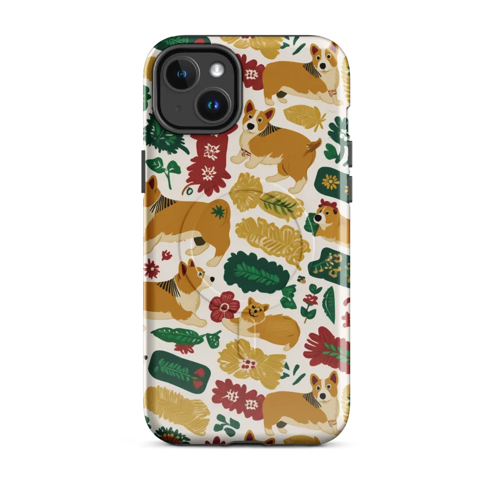 Corgi Conservatory on MagSafe Tough Case for iPhone® — Front