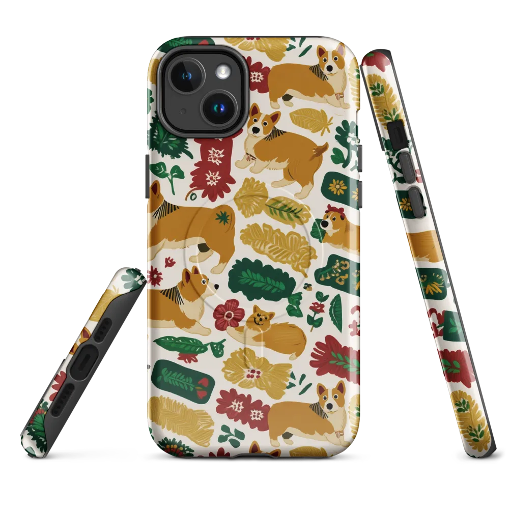 Corgi Conservatory on MagSafe Tough Case for iPhone® — Front