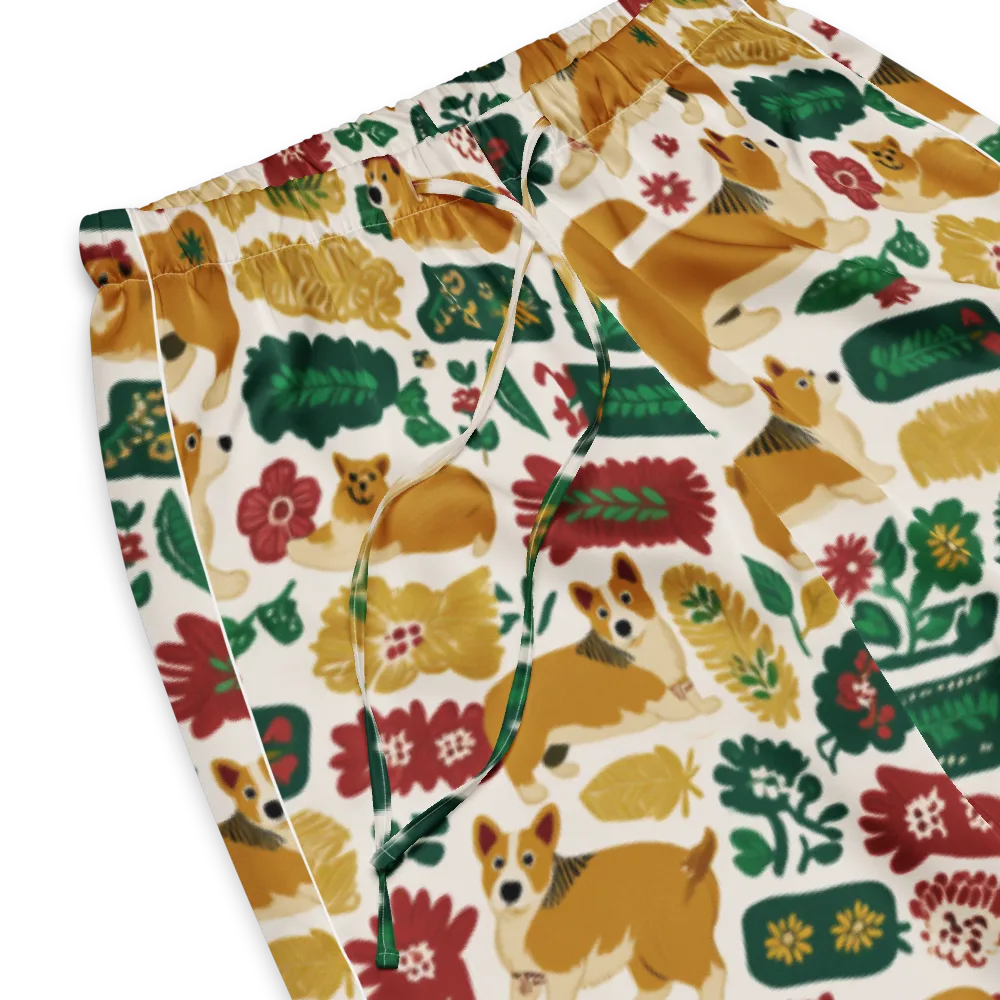 Corgi Conservatory on Women's Pajama Pants — Product details