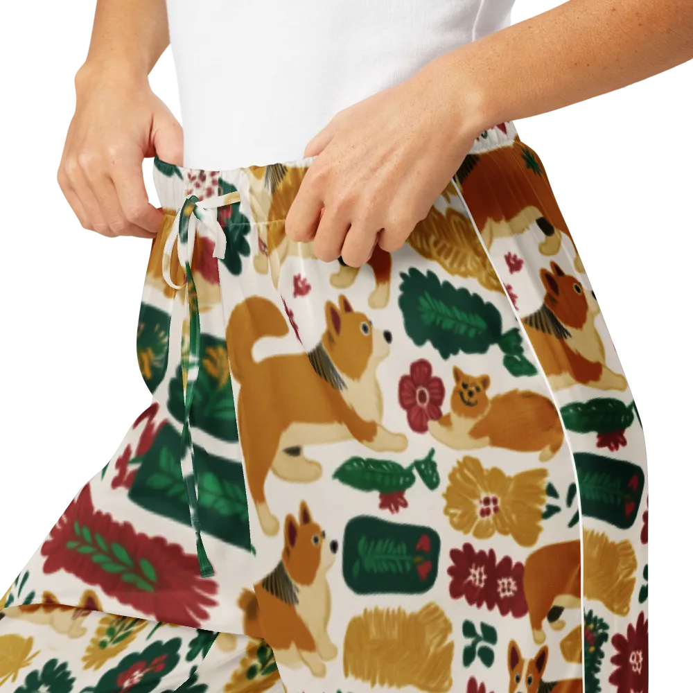 Corgi Conservatory on Women's Pajama Pants — Product details