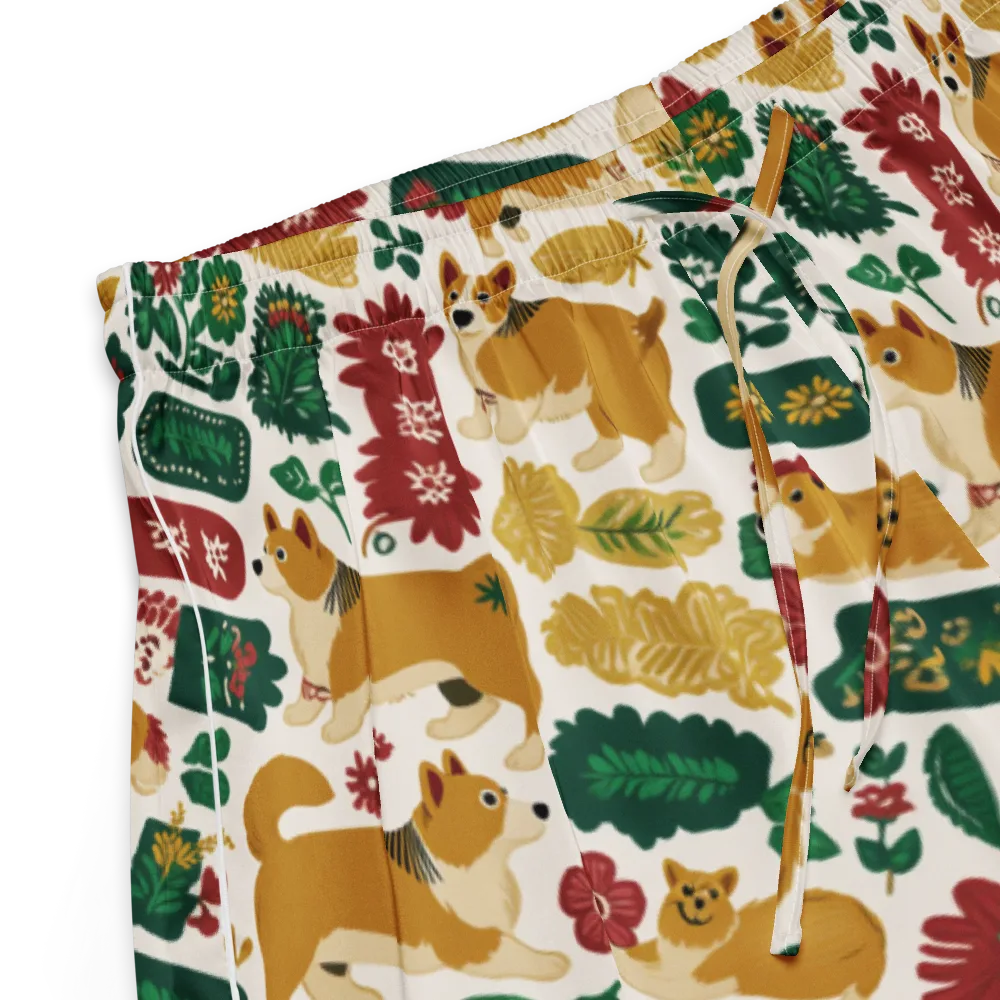Corgi Conservatory on Women's Pajama Shorts — Product details