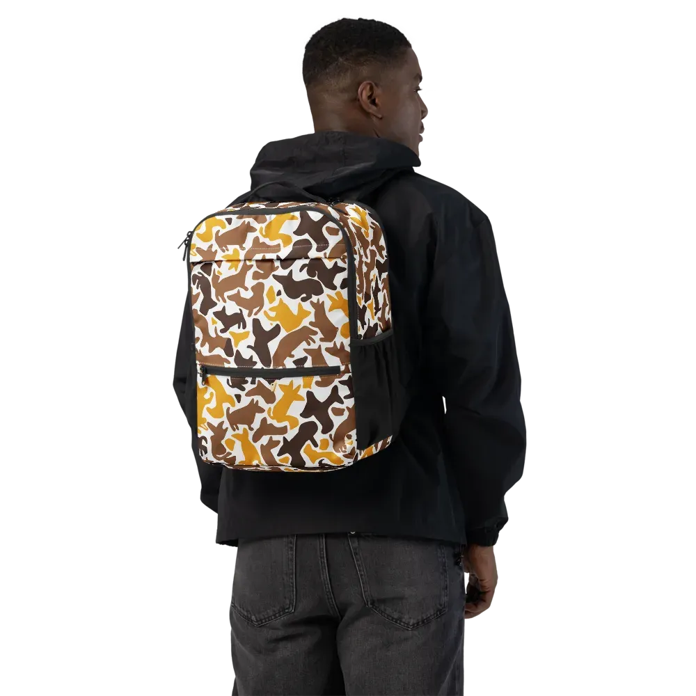 Amber Menagerie on Utility Backpack — Back